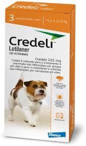 Imagem de Antipulgas e Carrapatos Elanco Credeli 225mg para cães de 5,5 a 11Kg  