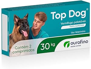 Imagem de Vermífugo Ourofino Top Dog para cães até 30Kg