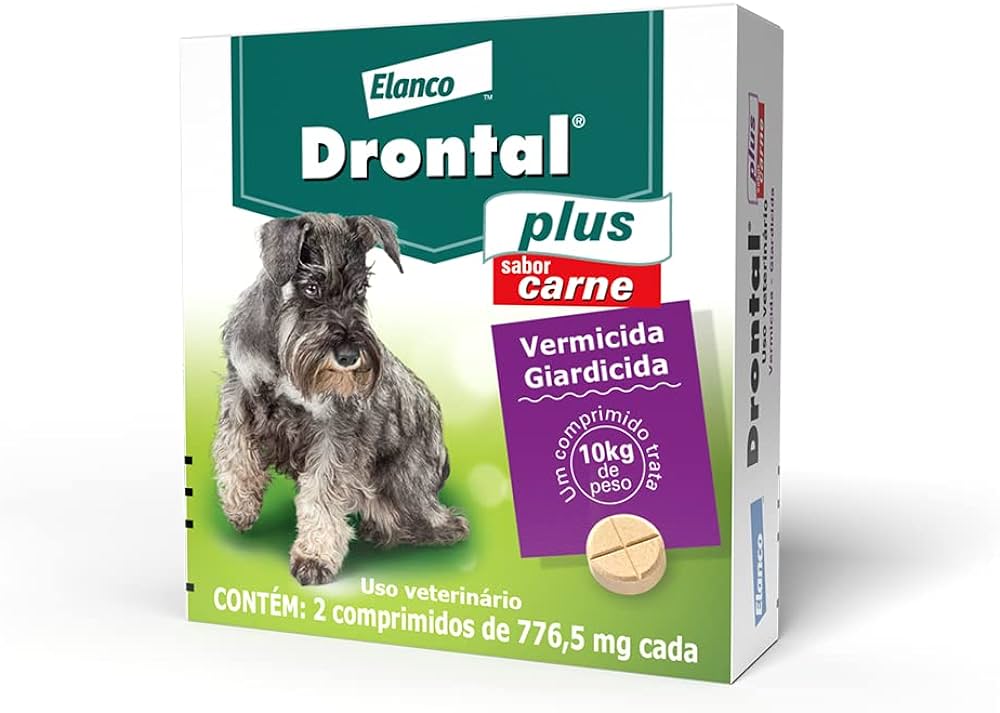 Imagem de Vermífugo Elanco Drontal Plus 776,5mg para Cães 