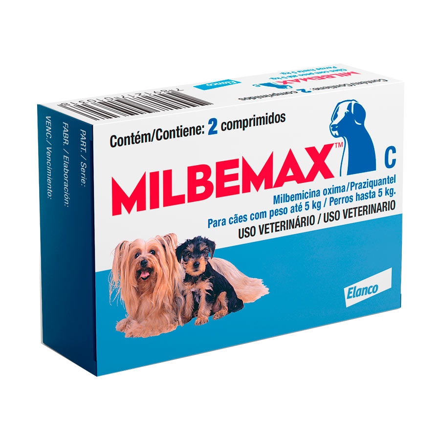 Imagem de Vermífugo Elanco Milbemax C para Cães