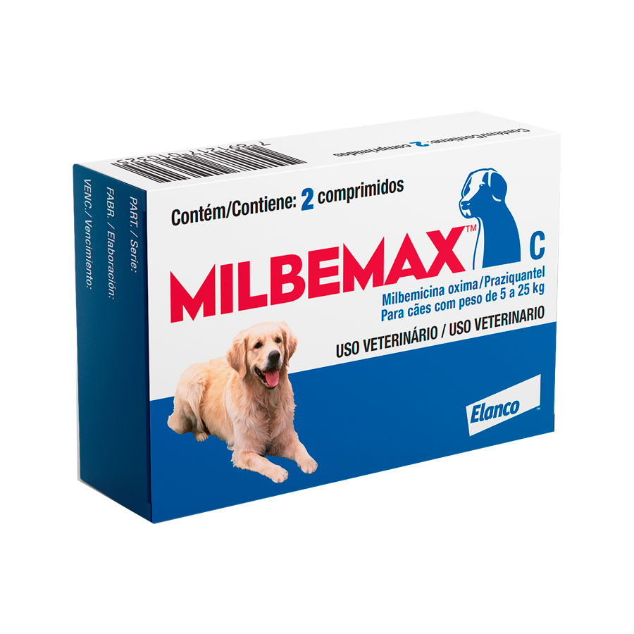 Imagem de Vermífugo Elanco Milbemax C para Cães