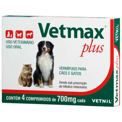 Imagem de Vermífugo Vetnil Vetmax Plus 700mg