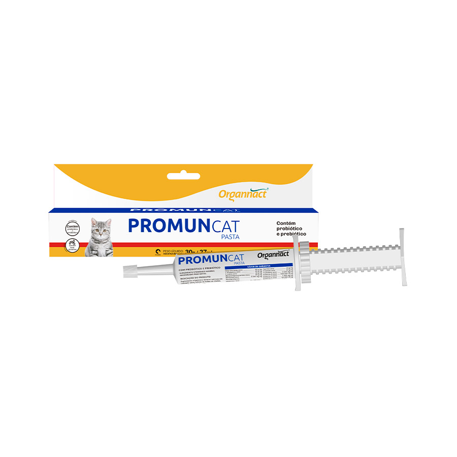 Imagem de Suplemento Vitamínico Organnact Promun Cat para Gatos 27ml