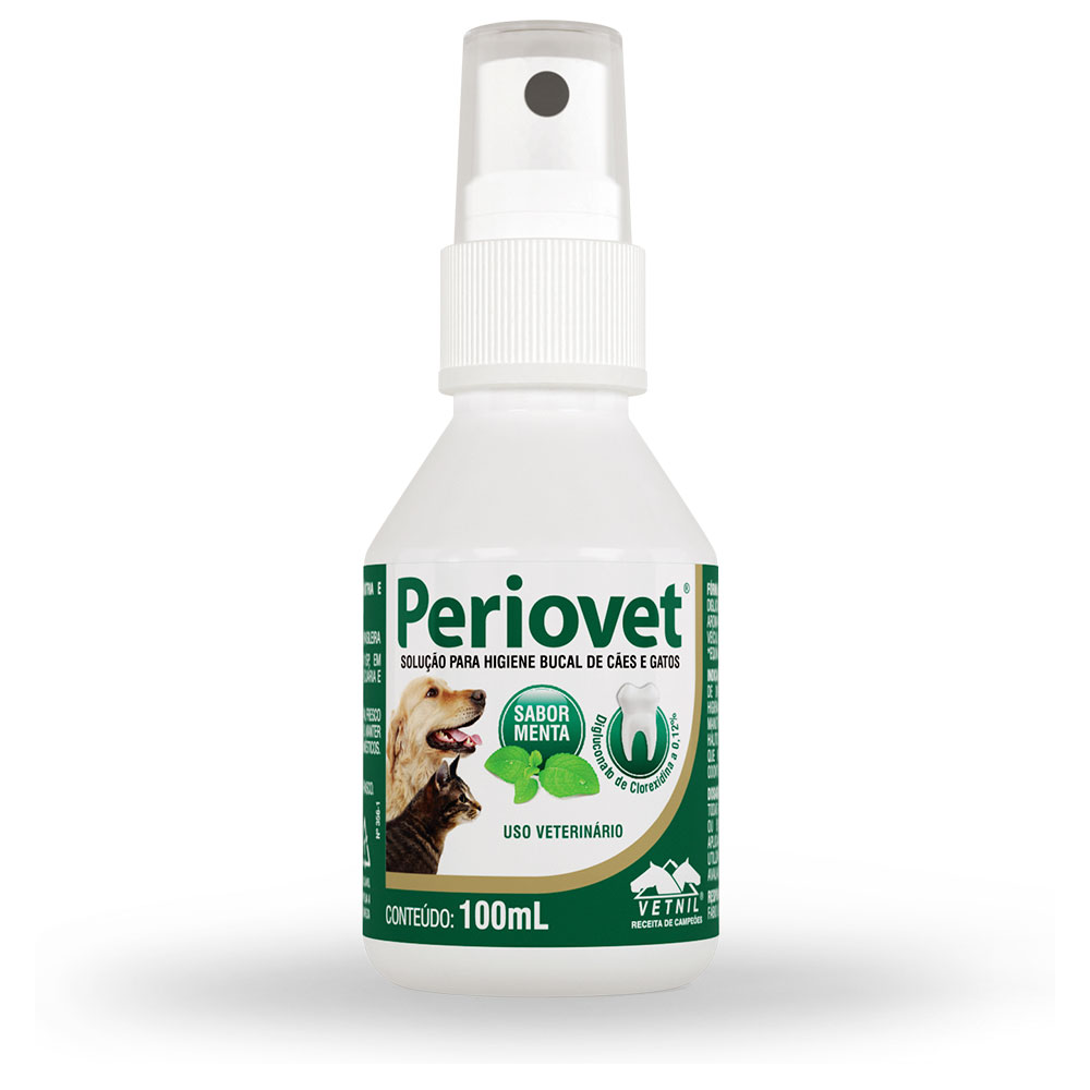 Imagem de Solução de Higiene Bucal Spray Vetnil Periovet para Câes e Gatos 100ml