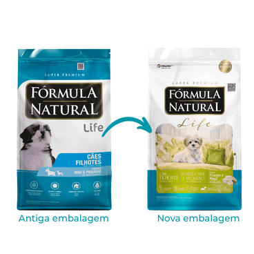 Imagem de Ração Fórmula Natural Life para Cães Filhotes Porte Mini e Pequeno 1kg