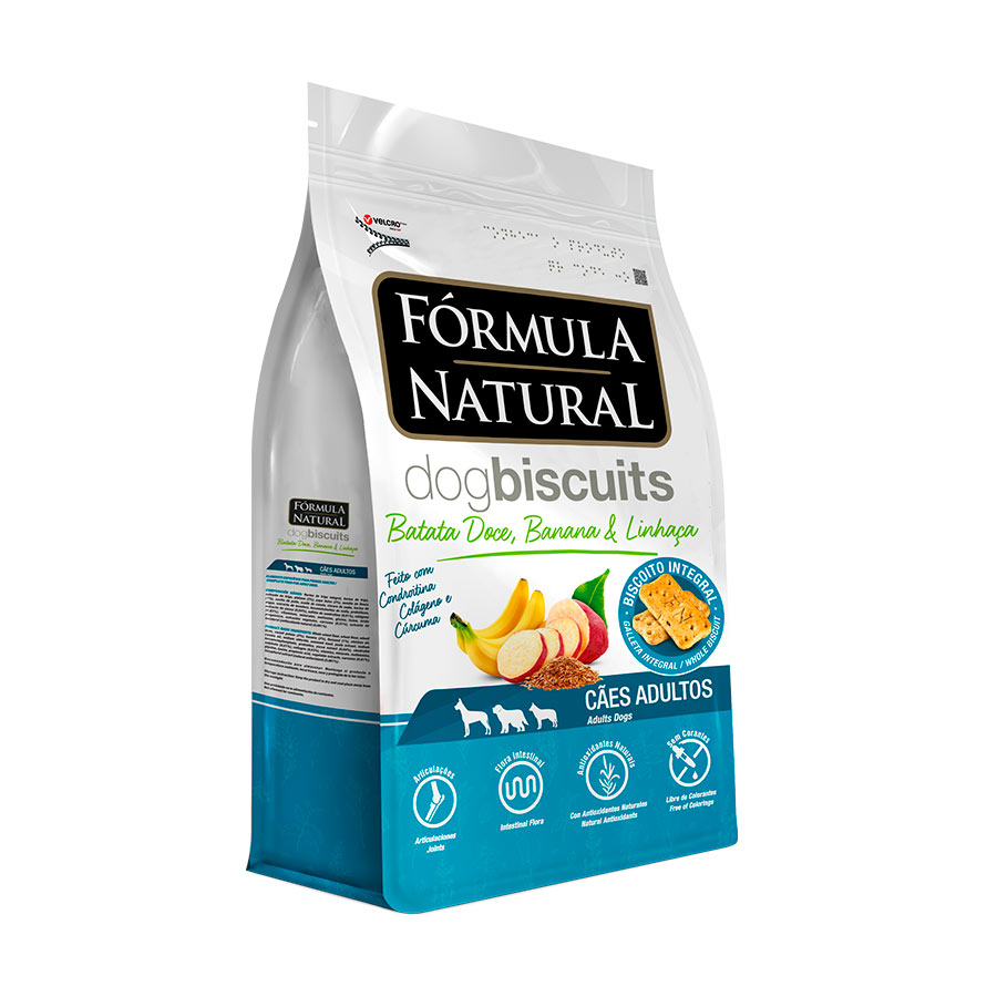 Imagem de Petisco Fórmula Natural Dog Biscuits para Cães Adultos Porte Médio e Grande 250g