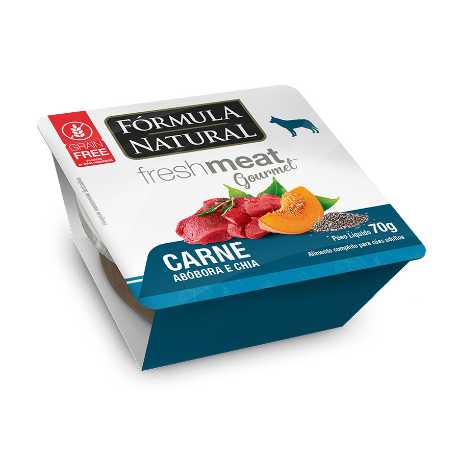 Imagem de Ração Úmida Fórmula Natural Fresh Meat Gourmet para Cães 70g 