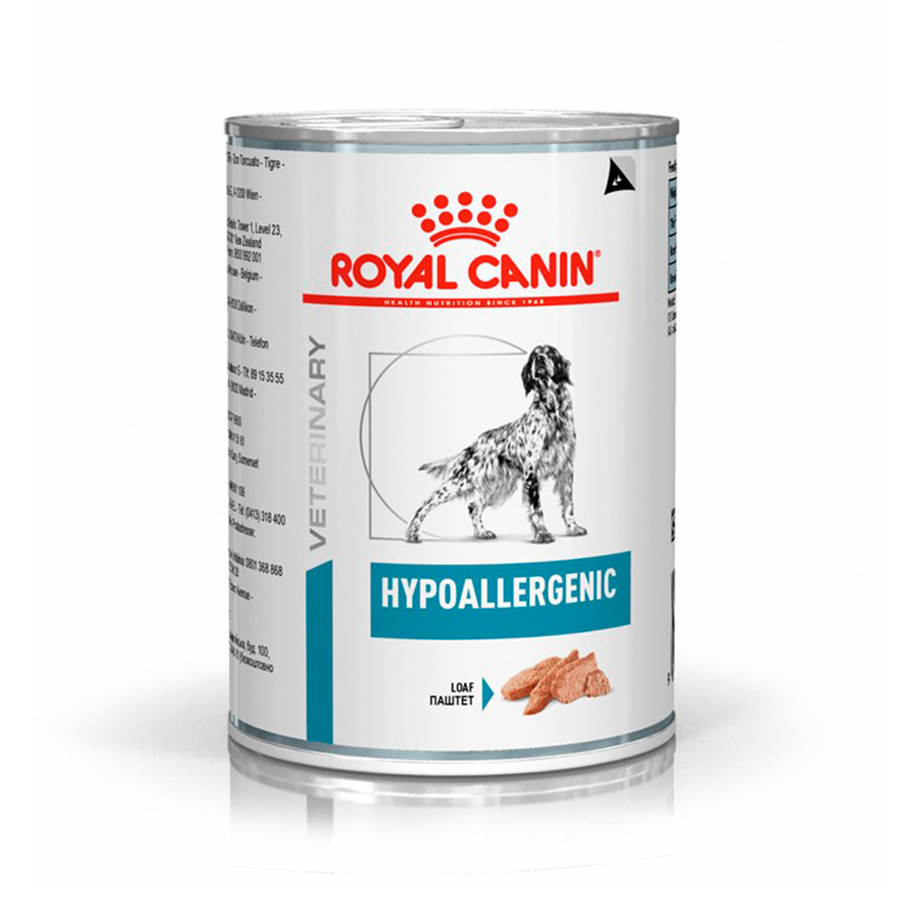 Imagem de Ração Úmida Royal Canin Veterinary Hypoallergenic para Cães 400g